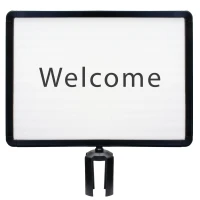 Houder voor op afzetpaaltjes - A3 formaat documenten