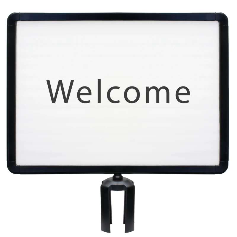 Houder voor op afzetpaaltjes - A3 formaat documenten