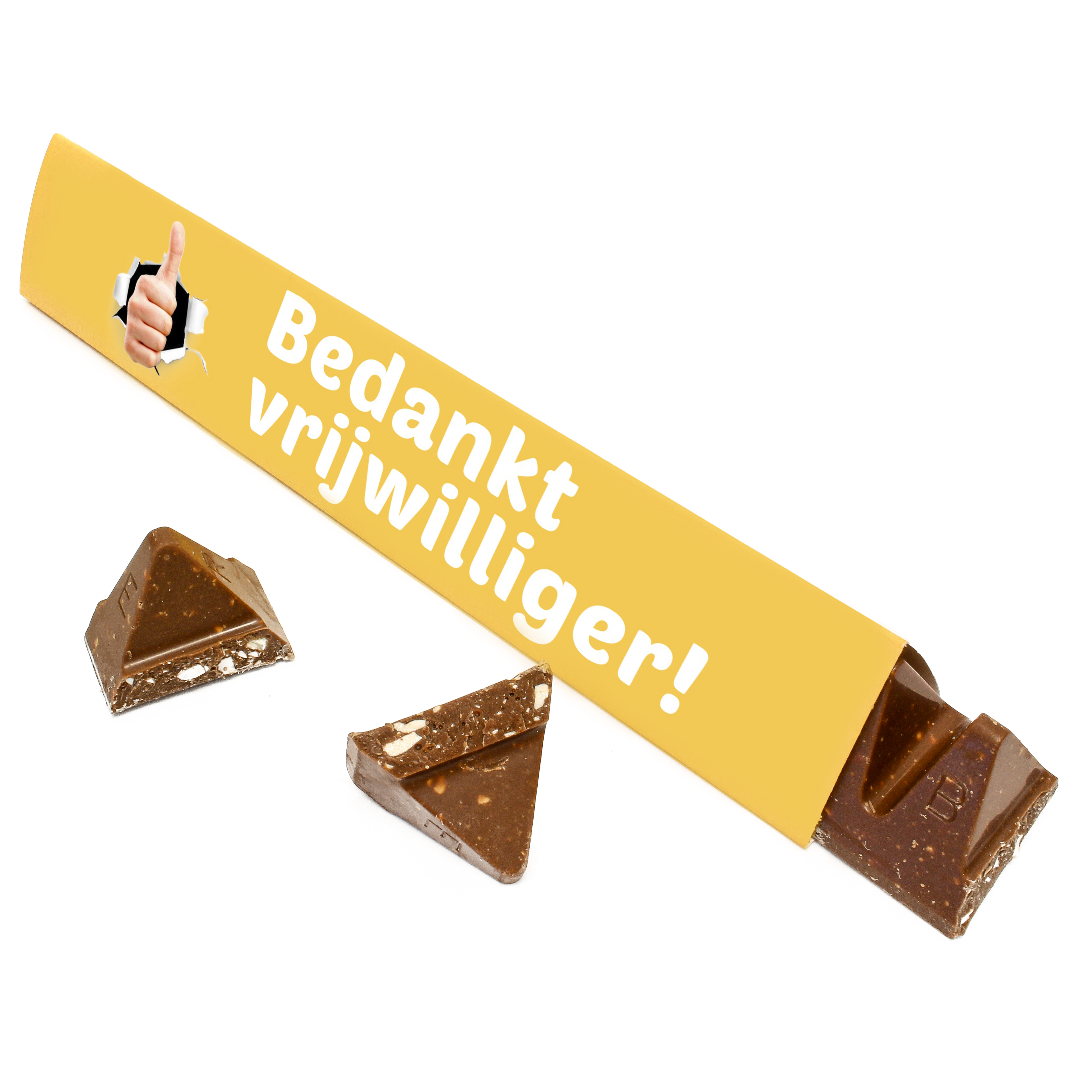 Toblerone vrijwilliger bedankje