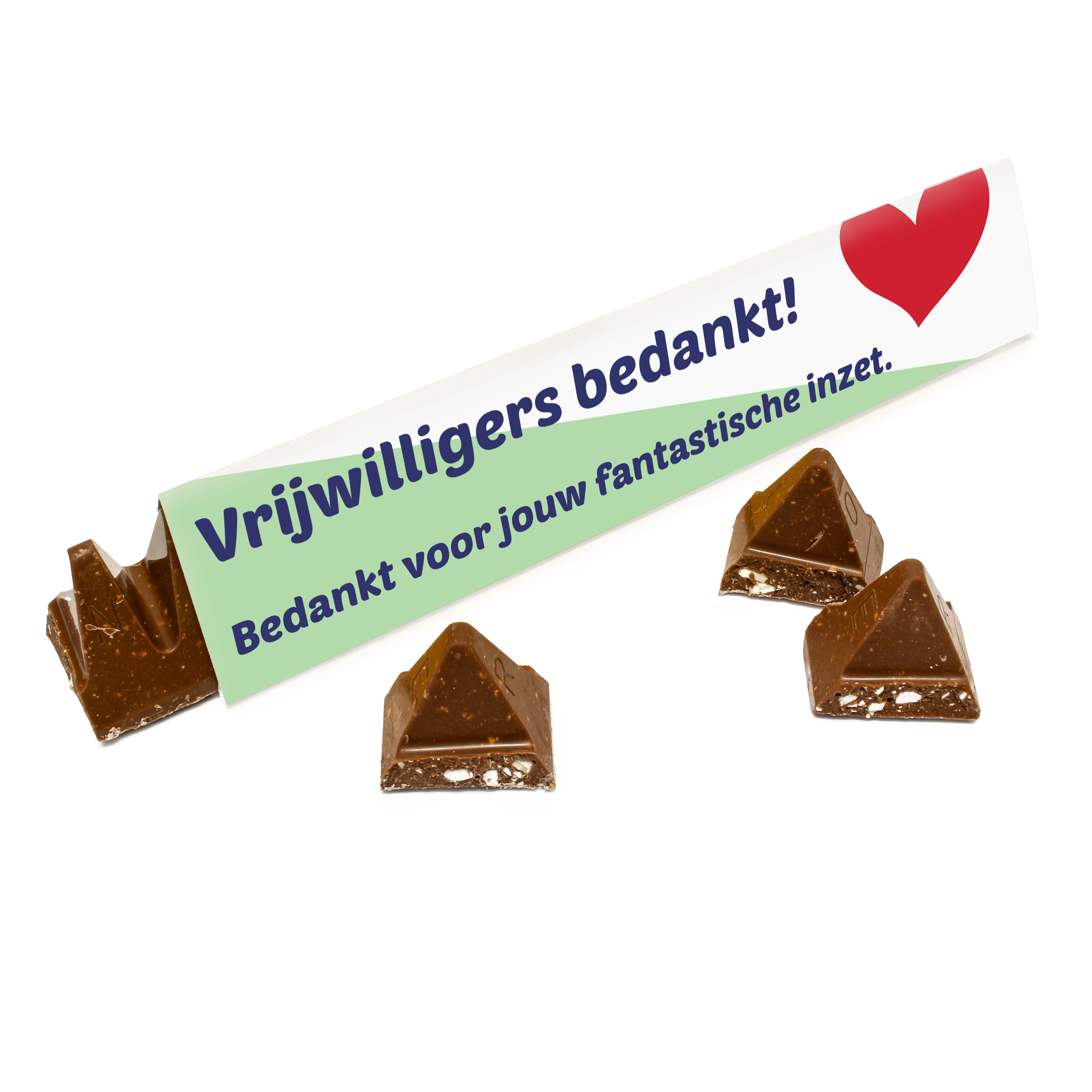 Toblerone reep voor de vrijwilligers - 100 gram