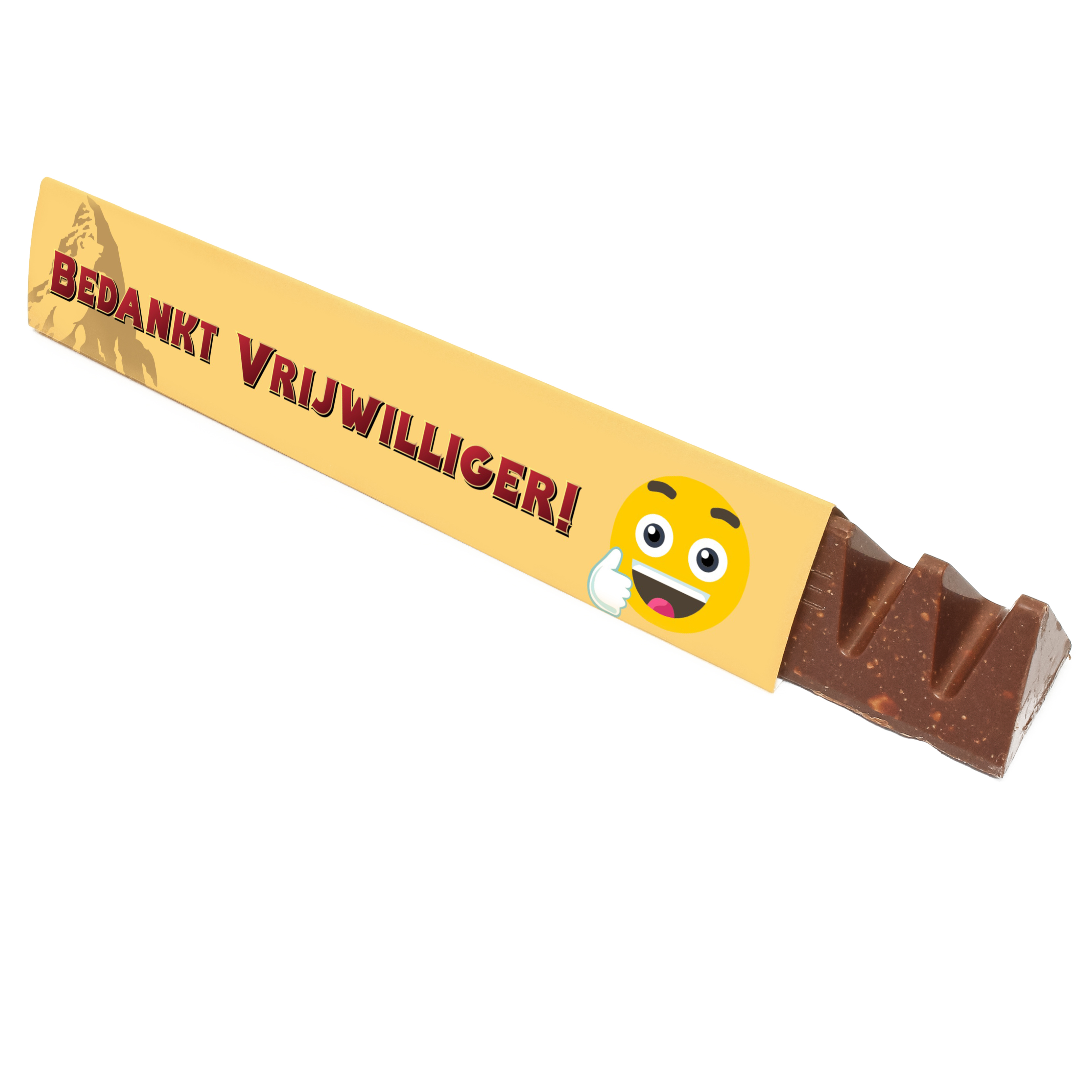 Toblerone vrijwilligersdag bedankje