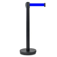 Afzetpaaltje met blauw trekband