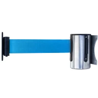 Wand cassette met 5 meter blauw lint