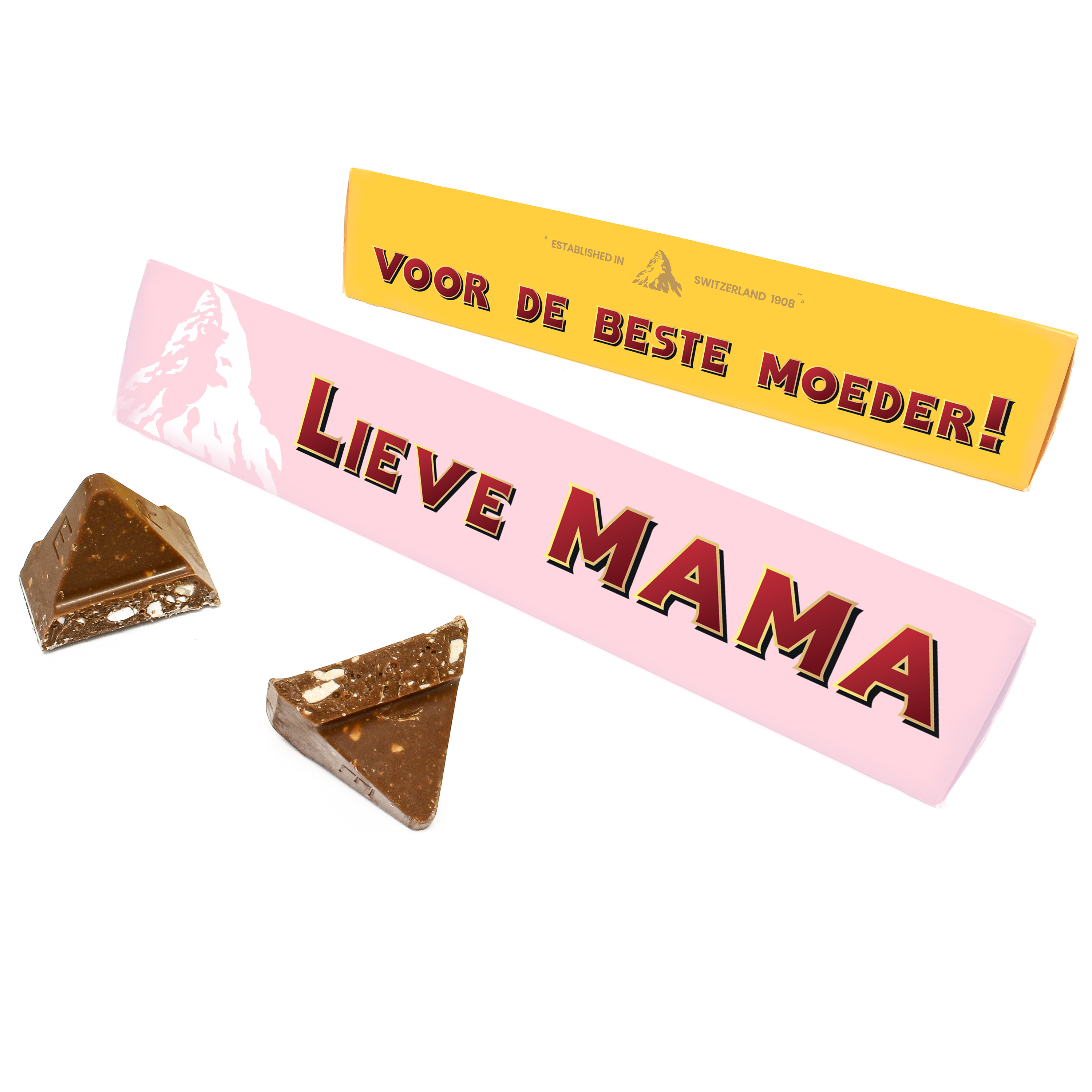 Toblerone met eigen print