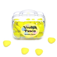 Paas bedankje - Geel koffertje