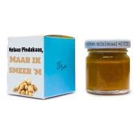 Pindakaas bedankje als cadeautje