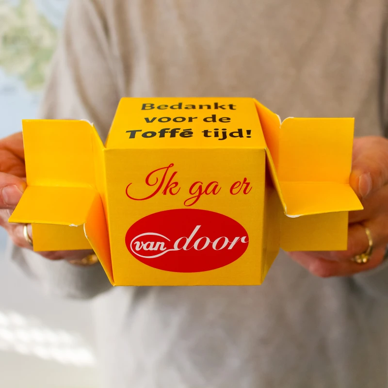 Toffee giveaway doosje