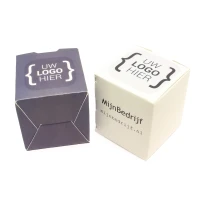 Geschenkdoosje donker en licht met bedrukking