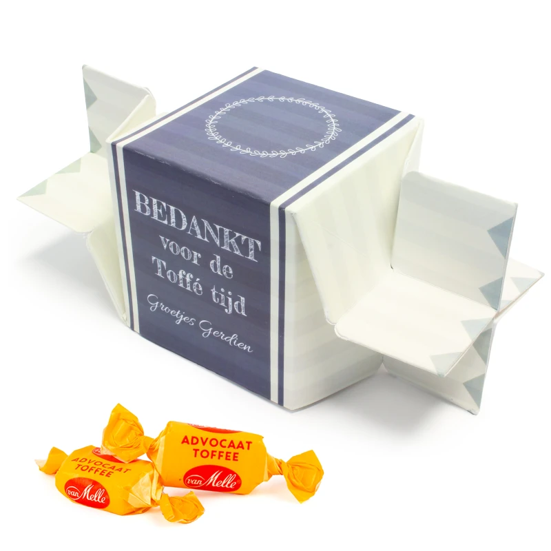 Toffee cadeau met van Melle toffees