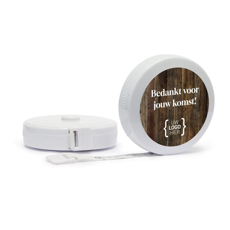 Zakelijk geschenkje - Rolmaat met logo print