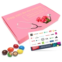 Cadeau voor de verzorging - Doosje met print
