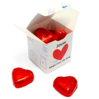 Cadeau doosje voor zorg met hartjes
