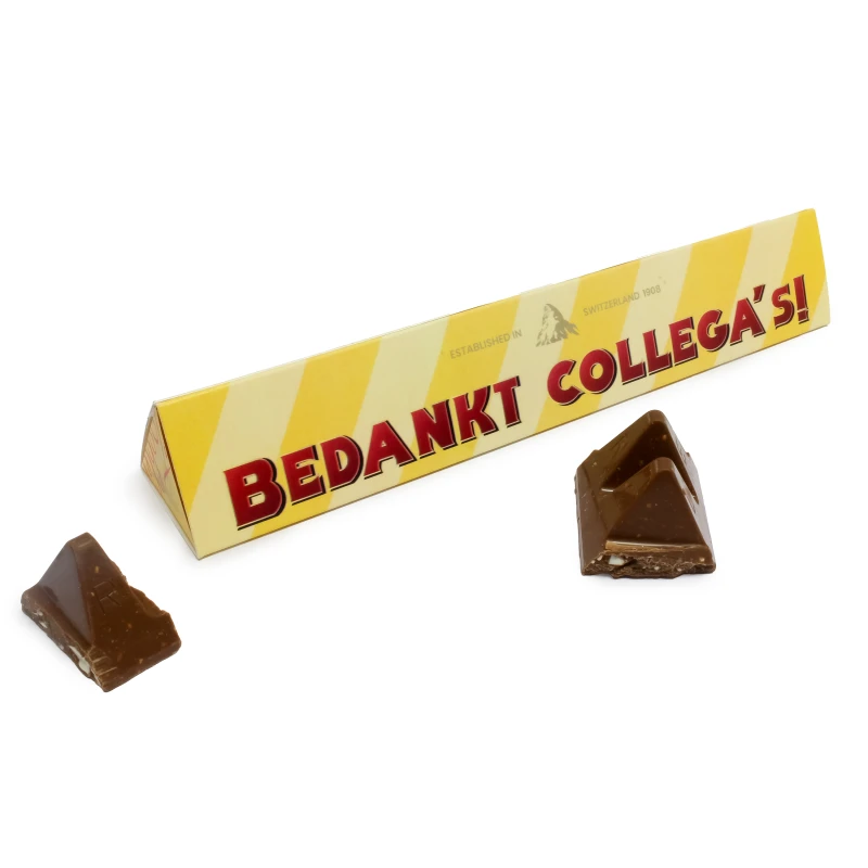 Toblerone cadeau voor collega's
