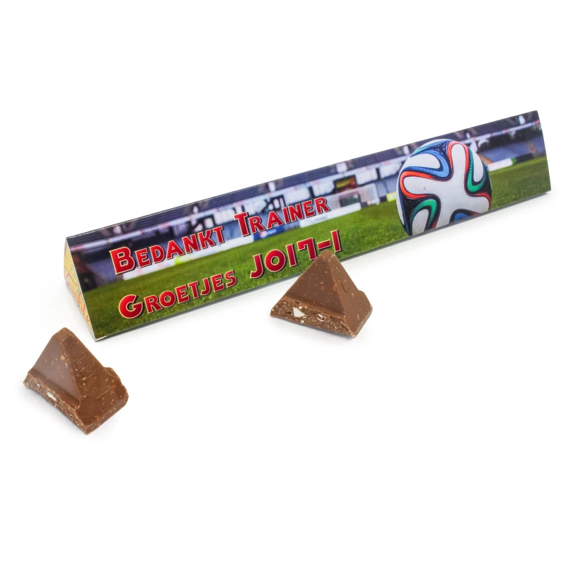 Bedankje voor trainer - Toblerone