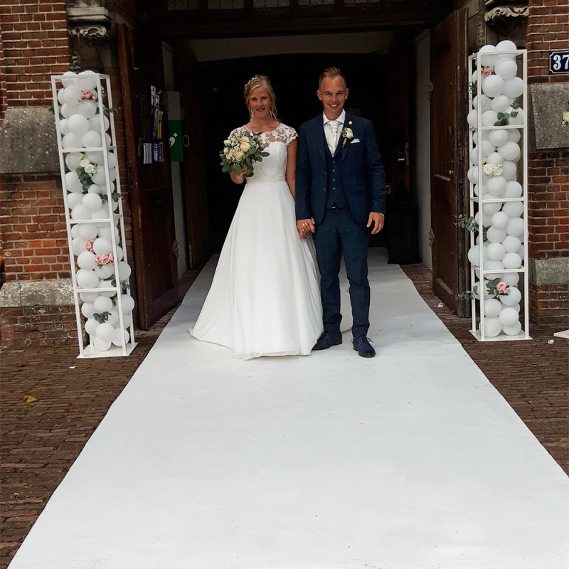 Witte loper voor bruiloften