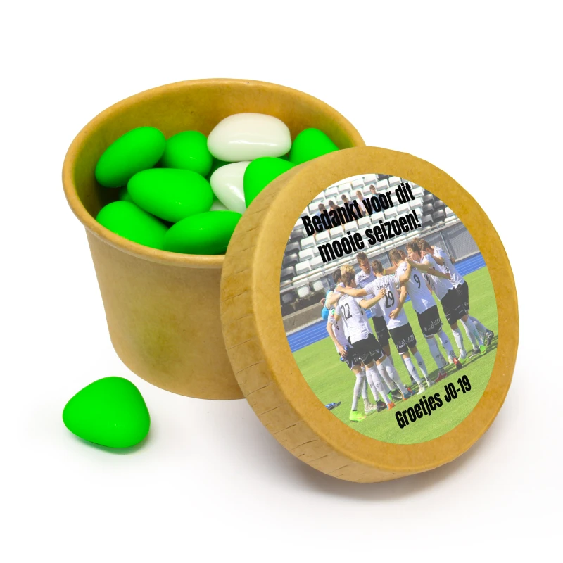 Einde voetbal seizoen bedankje - Kraft bekertje