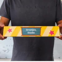 Toblerone cadeautje voor de meester