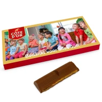 Côte d'Or reep voor de juf met foto