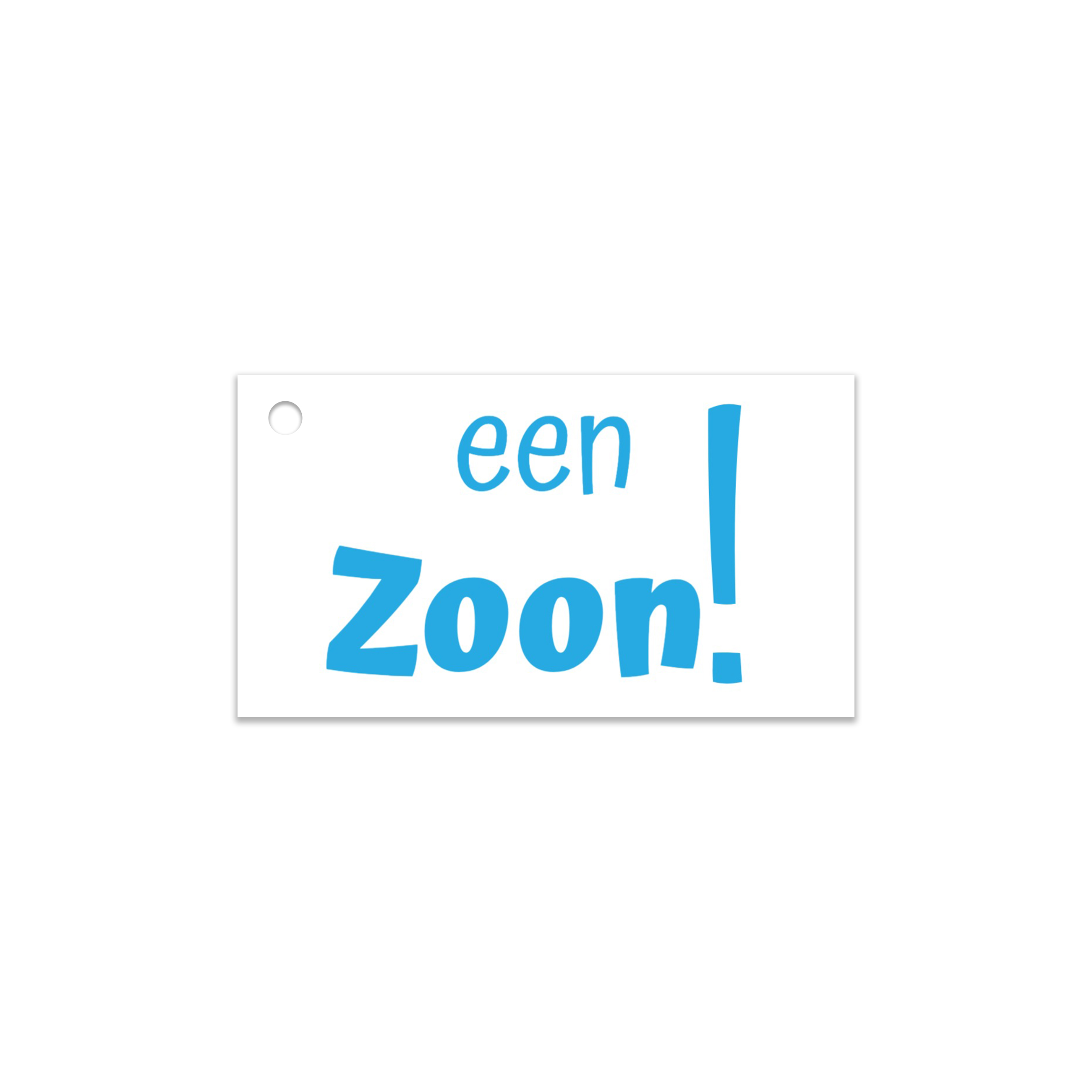 Mini kaartje - Een zoon