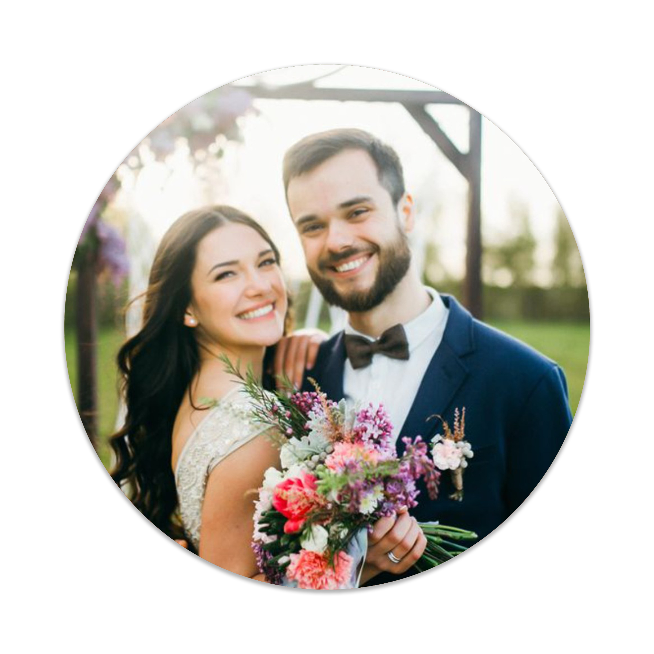 Sticker - Rond - Bruiloft - 50mm