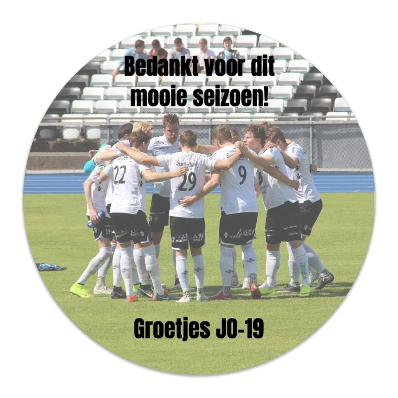 Sticker - Rond - Foto - 75mm