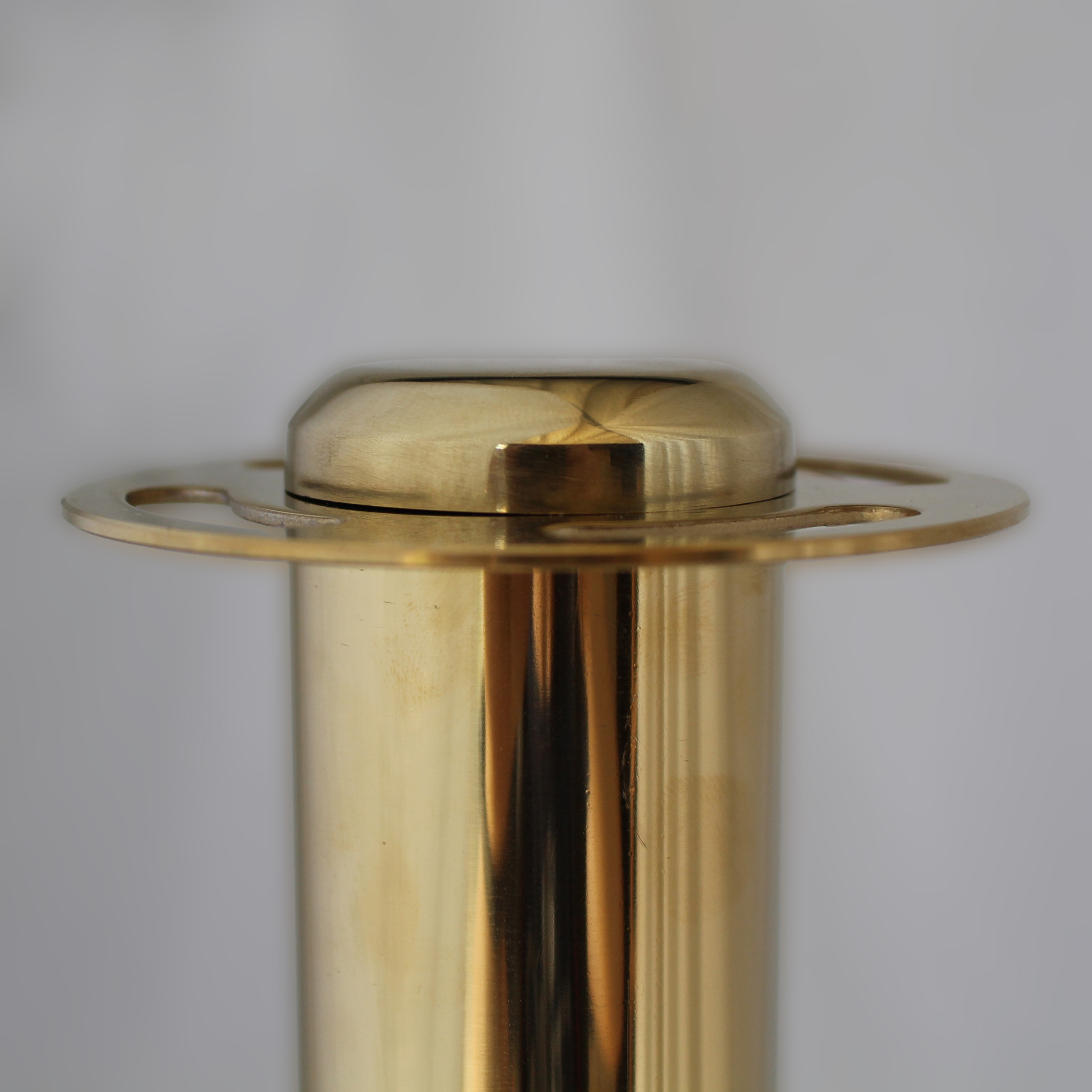 Afzetpaaltje kop - Plat - Goud