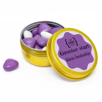 Openingsfeest bedankje - Goud blikje