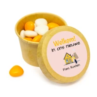 House warming persoonlijk bedankje - Kraft bekertje