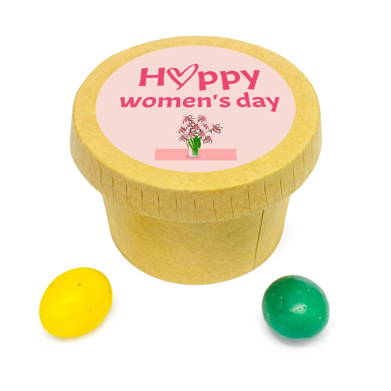 Vrouwendag cadeautje - Bedrukt bekertje met paaseitjes