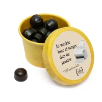 Jubileum bedankje - Kraft bekertje - Langer dan de printer print