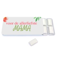 Moederdag kauwgompakje met eigen ontwerp