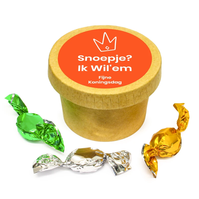 Koningsdag giveaway - Bio bekertje met snoep