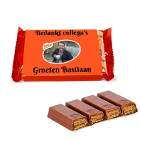KitKat met foto - Bedankje voor afscheid werk