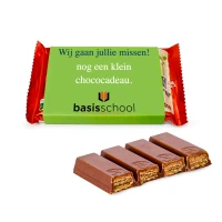 KitKat - Zakelijk bedankje met Logo voor school