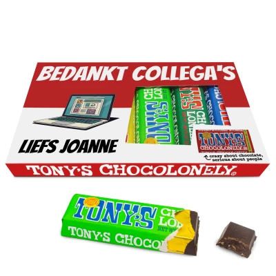 Tony's Chocolonely cadeau voor collega's