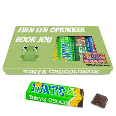Tony's Chocolonely persoonlijk beterschap cadeau