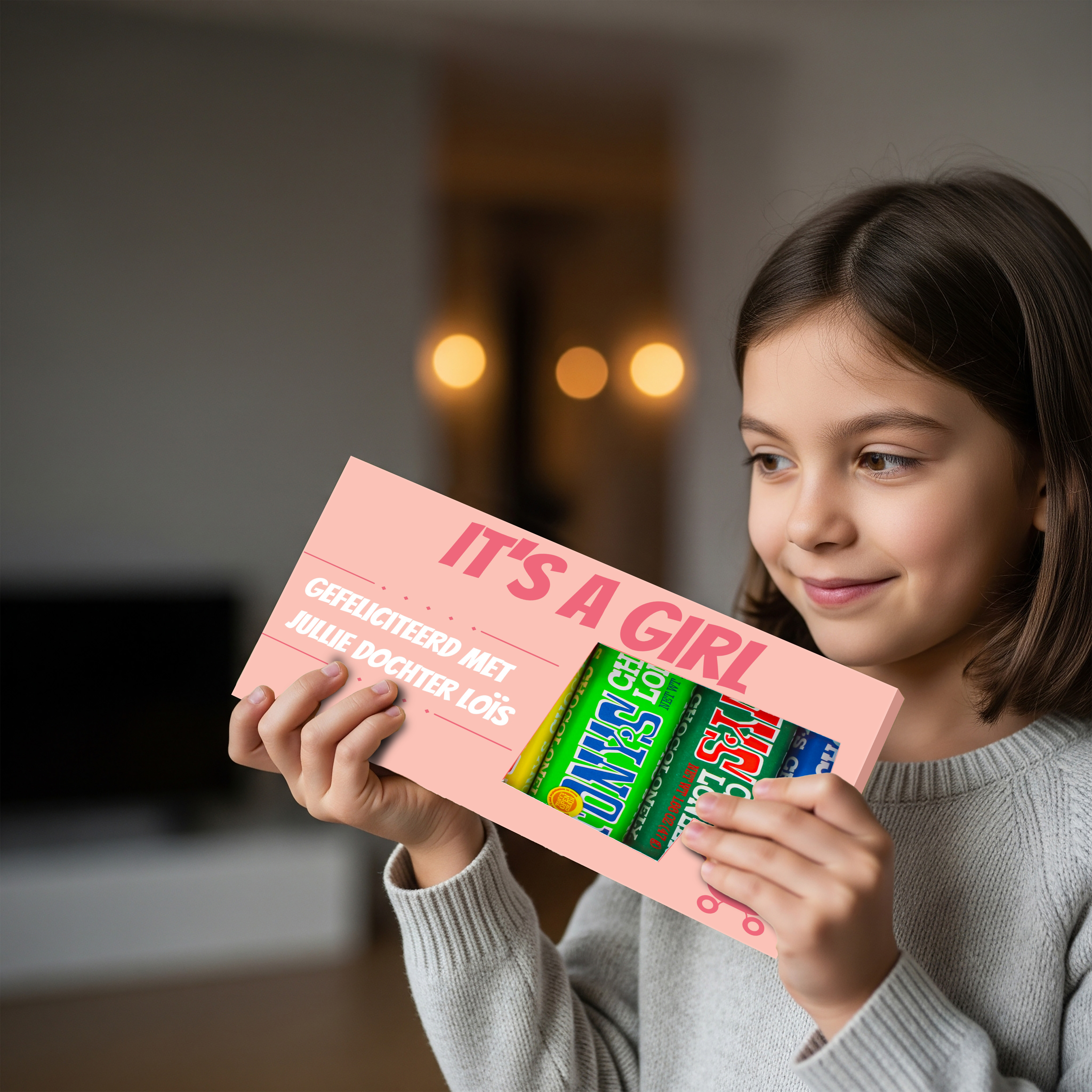 Tony's Chocolonely persoonlijk kraamcadeau