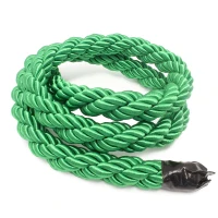 Groen gedraaid touw op maat