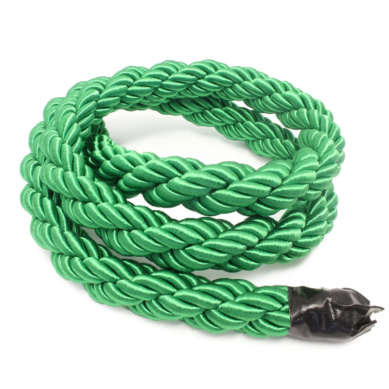 Groen gedraaid touw op maat