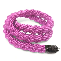 Fuchsia gedraaid touw op maat