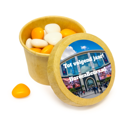 Kraft beker bedankje voor evenementen
