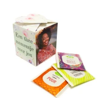 Persoonlijk cadeaudoosje met foto en thee