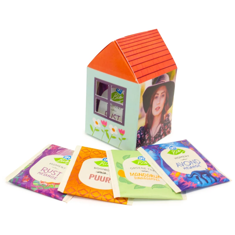 Thee huis doosje met foto