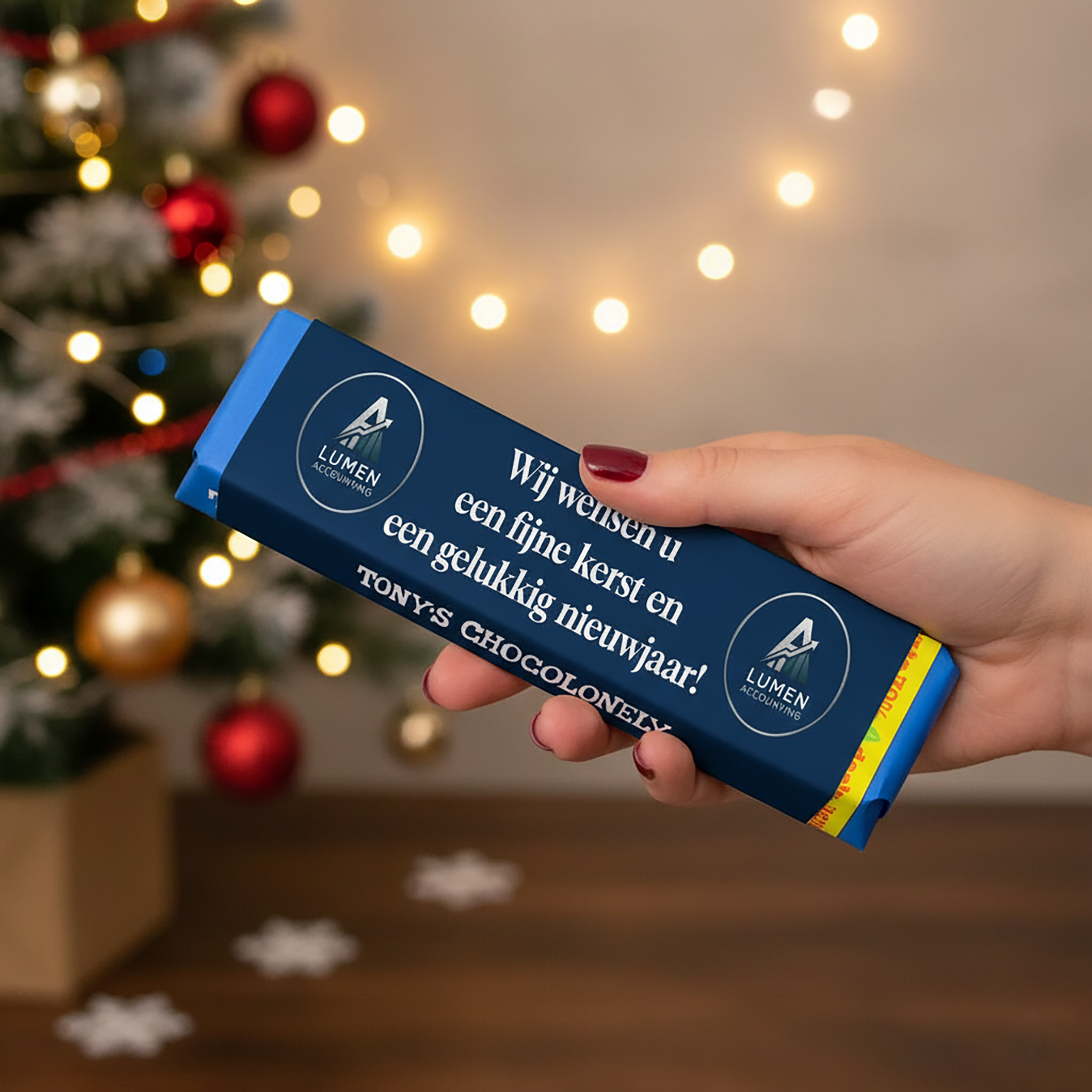 Tony's Chocolonely reep voor kerst