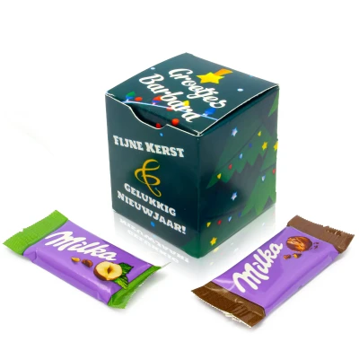 Bedankdoosje met Milka chocolade