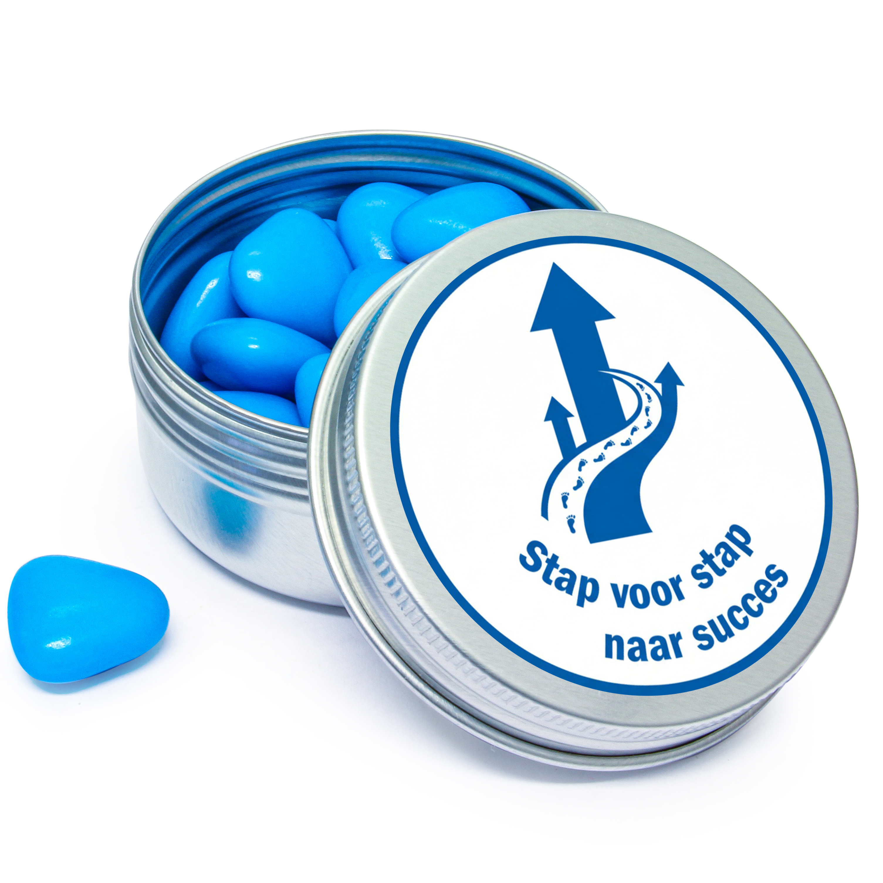 Stap voor stap naar succes - Zilver blikje
