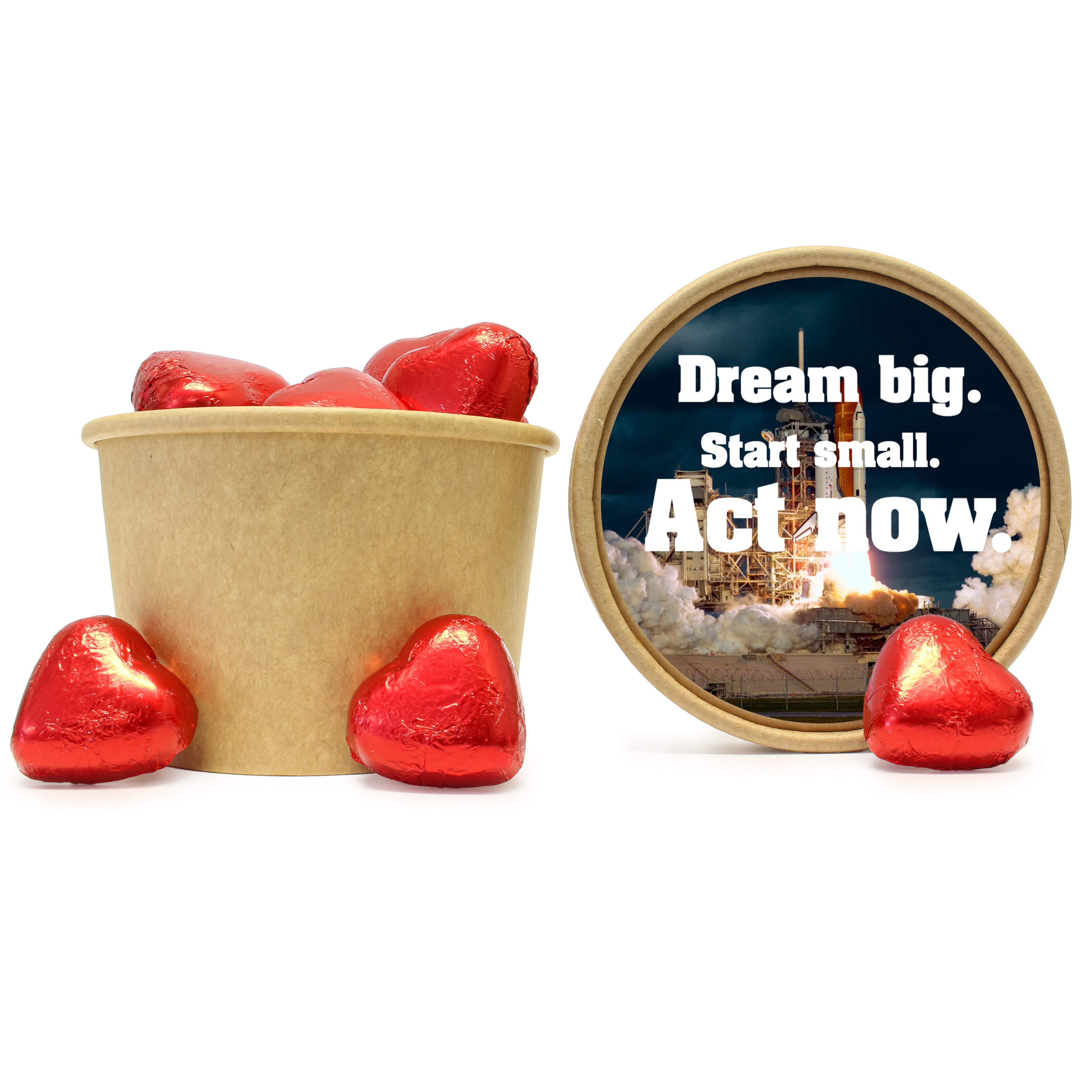 Dream big, start small, act now - Kraft beker