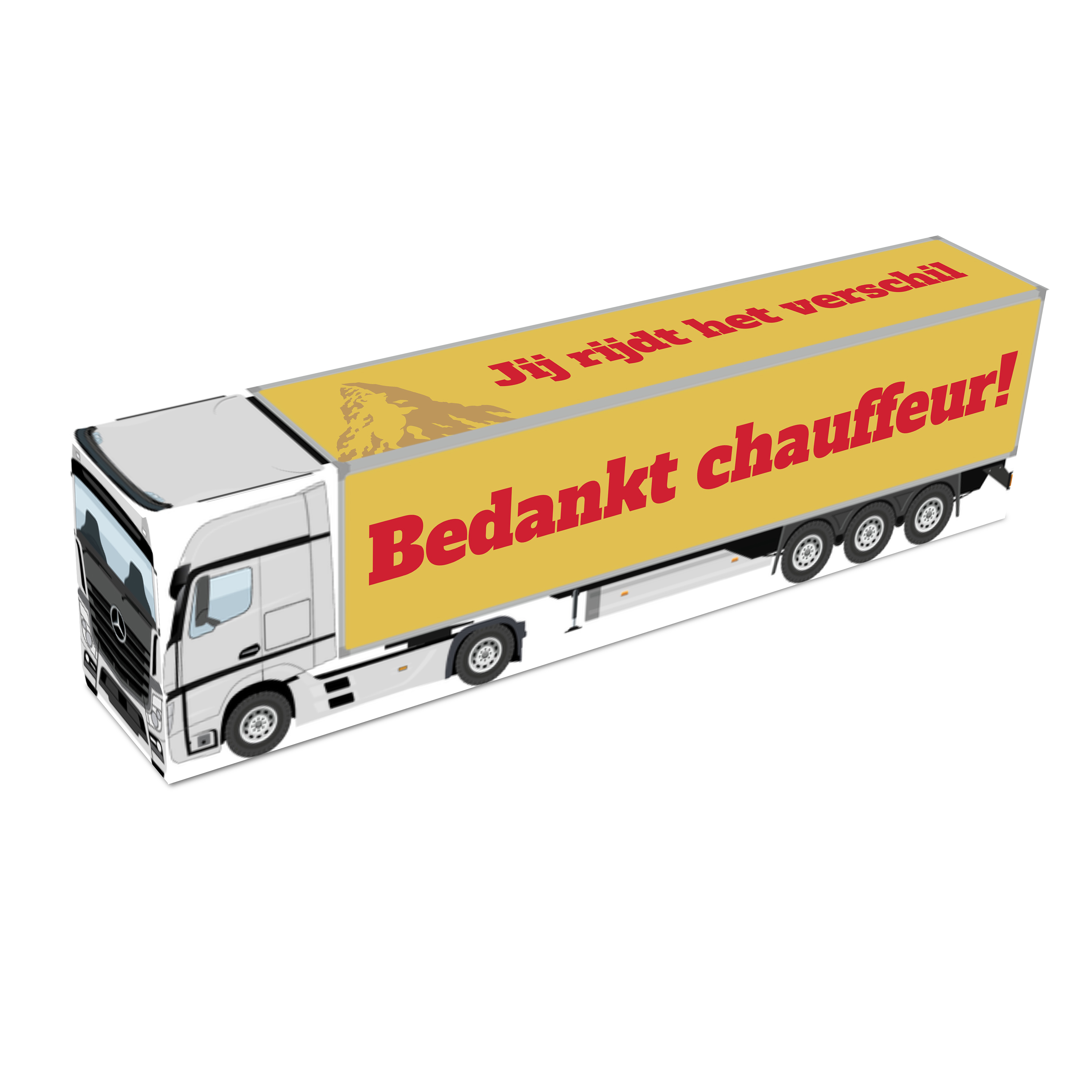 Vrachtwagen cadeaudoosje