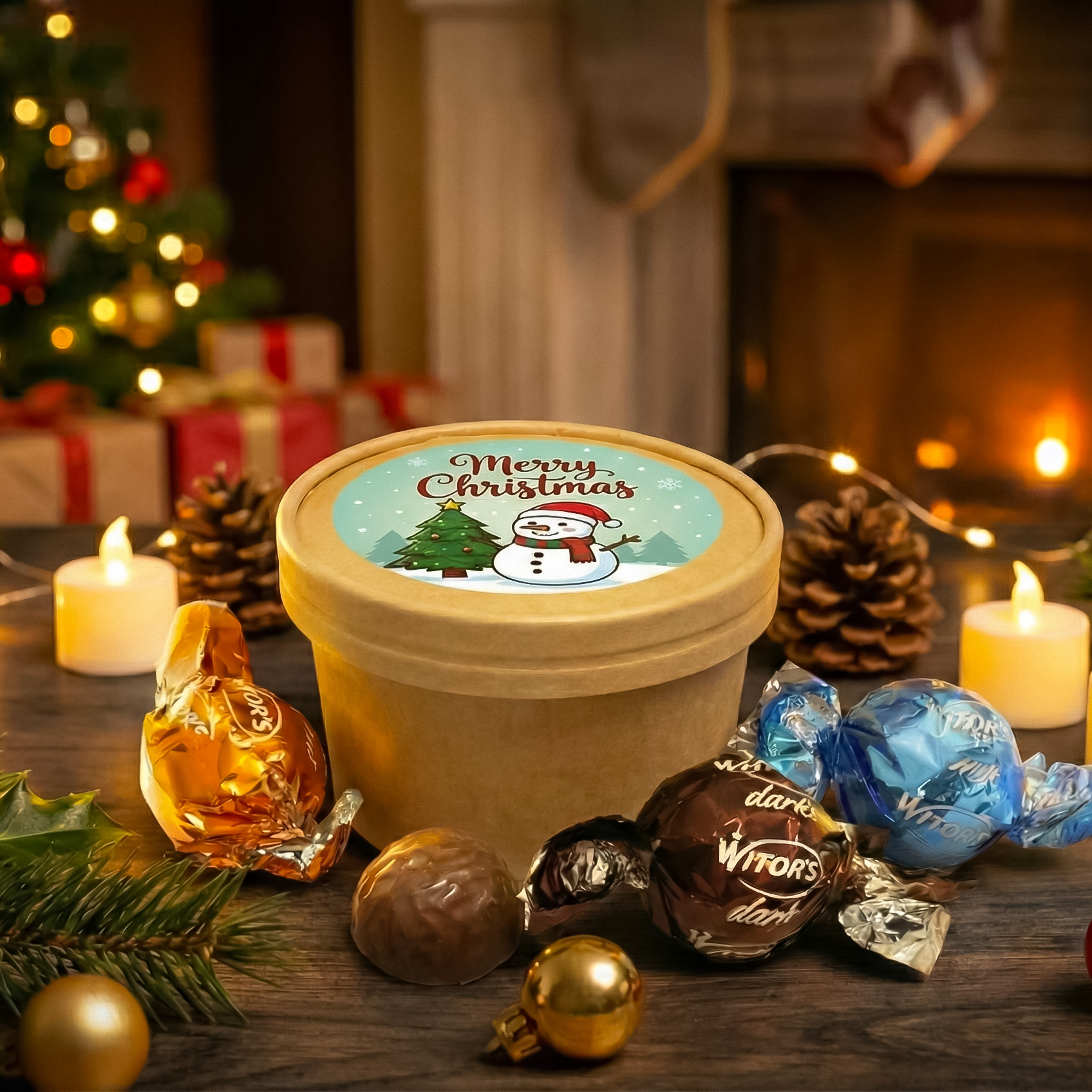 Klein persoonlijk cadeautje voor de feestdagen - Bonbondoosje