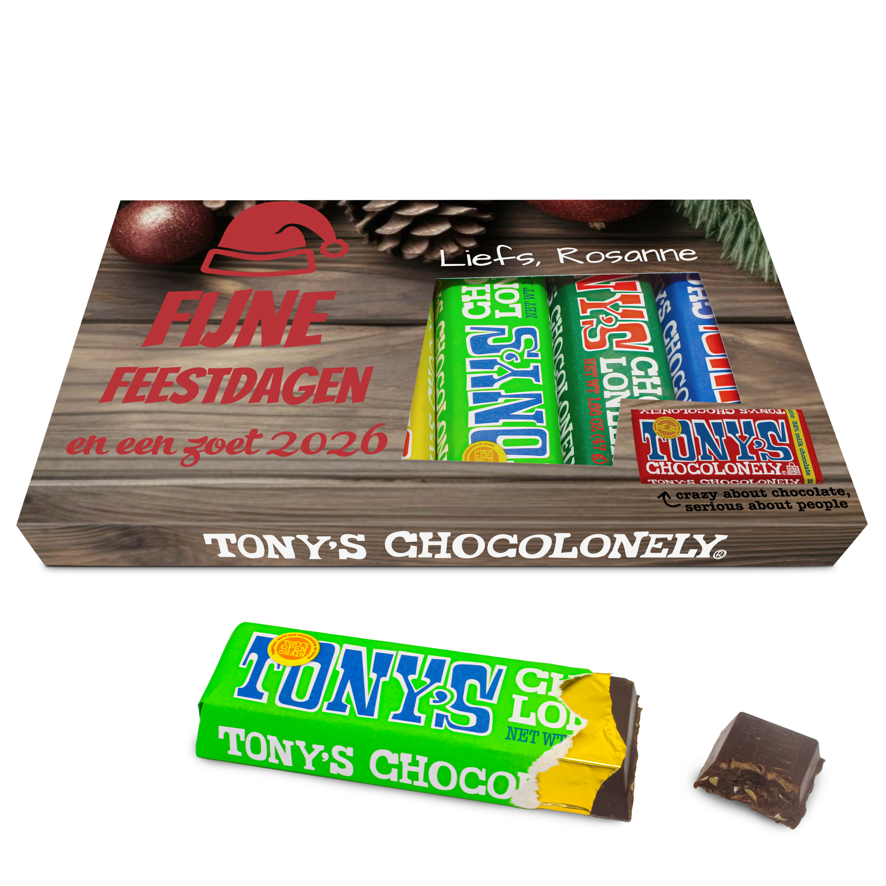 Tony's Chocolonely chocolade als klein geschenkje voor klanten